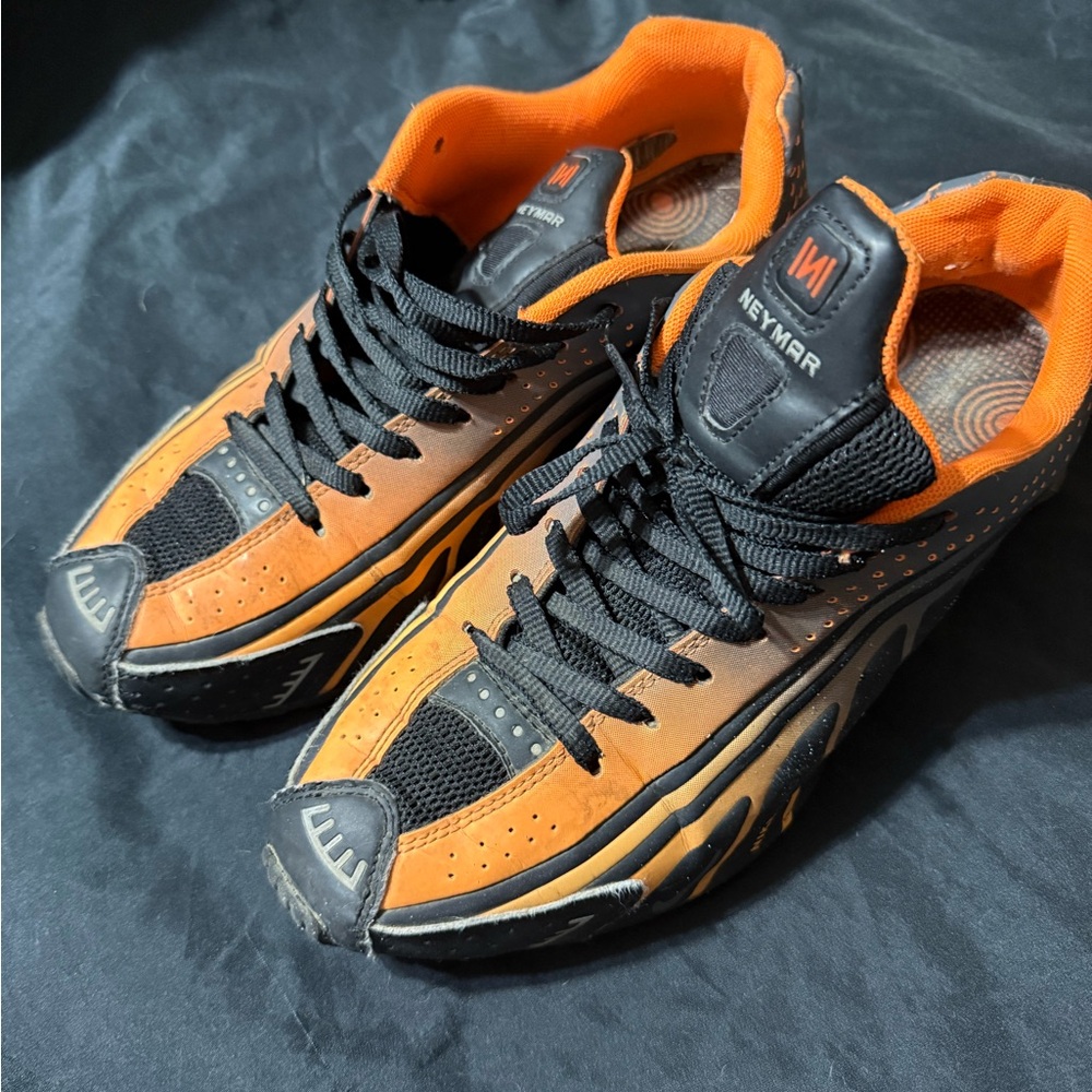 Nike Neymar Shox Athletic Shoes - Black and Orange Men’s Size 9